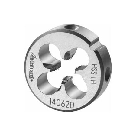 Garant M7X1 HSS Round Die, Left-Hand, Closed/Pre-Slit Form 140620 M7